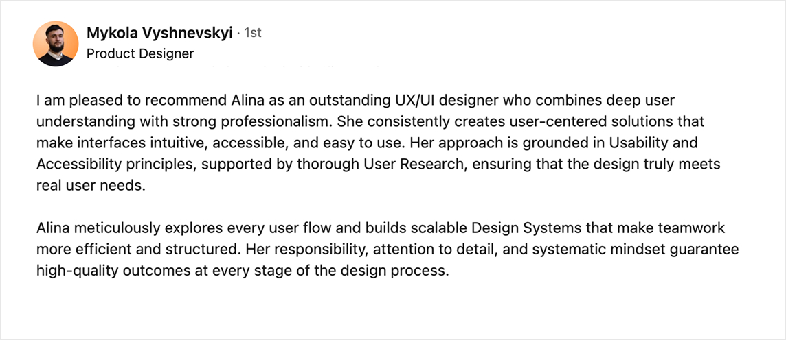 Review from collaborator